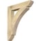 Ekena Millwork Thorton Slat Rough Sawn Bracket, Douglas Fir, 4"W x 24"D x 28"H BKT04X24X28THR06RDF - alternate 1